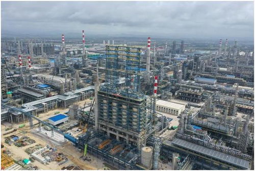 进度97 广东石化炼化一体化项目两套千万吨级常减压蒸馏装置中交